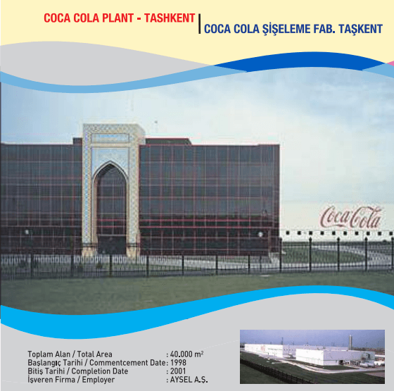 COCA COLA PLANT - TASHKENT