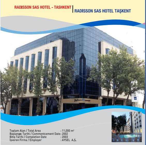 RADISSON SAS HOTEL - TASHKENT